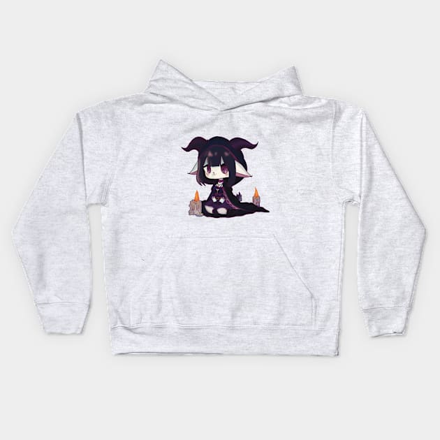 Big Goated Goth GF No BG Variant Kids Hoodie by Shotgaming